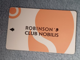 HOTEL KEYS - 2550 - TURKEY - ROBINSON CLUB NOBILIS - Hotelkarten