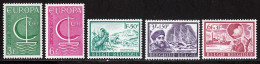 Belgique 1966 Yvert 1389 / 1393 ** TB - Unused Stamps
