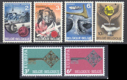 Belgique 1968 Yvert 1448 / 1453 ** TB - Nuevos