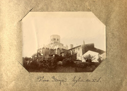 Royat , Vieux Royat * église Du Village * Photo Circa 1890/1910 11.5x8.5cm - Royat