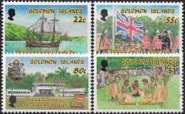 1988 Solomon Islands Anniversary Of Independence 4v. MNH SG. N. 622/25 - Other & Unclassified