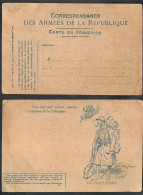 CARTE POSTALE = CORRESPONDANCE DES ARMEES DE LA REPUBLIQUE - Weltkrieg 1914-18