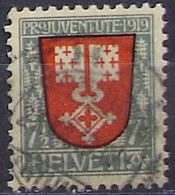 Schweiz Suisse Pro Juventute 1919: Wappen Nidwalden Zu WI 12 Mi 149 Yv 173 Voll-⊙ THAL 21.XII.19 (Zumstein CHF 20.00) - Gebraucht