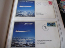 CONCORDE 1er Vol Commercial PARIS/WASHINTON/ PARIS 1976 - Concorde