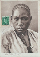 Z789 Cartolina Coloniale Africa Orientale Donna Galla Woman Donna Lady - Sonstige & Ohne Zuordnung