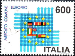 ITALIA, ITALY, MERCATO COMUNE EUROPEO, 1992, USATI Scott IT 1915 Yt:IT 1983 - 1991-00: Usati