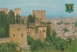 (GRD434) GRANADA. LA ALHAMBRA Y LA CIUDAD  ... UNUSED - Granada