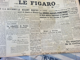 FIGARO 44 / GUERRE D ORMESSON PUCHEU COUPABLE / 25000 F.F.I BRETONS  /AU SECOURS DU HAVRE - Andere & Zonder Classificatie