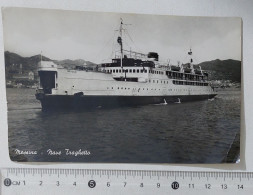 40155 Cartolina - Messina - Nave Traghetto - VG 1954 - Traghetti