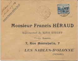 LETTRE AFFRANCHIE N° 165   - ANNEE 1924 - Storia Postale