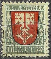 Schweiz Suisse Pro Juventute 1919: Wappen Nidwalden Zu WI 12 Mi 149 Yv 173 ⊙ LES VIREMENTS POSTAUX (Zumstein CHF 20.00) - Gebruikt