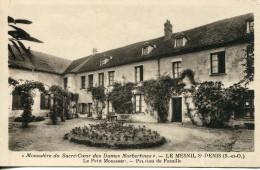 CPA -  LE MESNIL-SAINT-DENIS - MONASTERE DU S.COEUR DES DAMES NORBERTINES - PETIT MOUSSEAU (T.RARE) - Le Mesnil Saint Denis