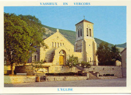 VASSIEUX EN VERCORS - L'EGLISE (TRES BEAU CLICHE) - Sonstige & Ohne Zuordnung