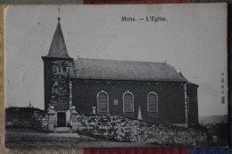 Moha - L'Eglise - 858 - G.H. Ed. A - Circulé Le 30-8-1918 - Timbre "Belgien" + Griffe Allemande - - Hoei