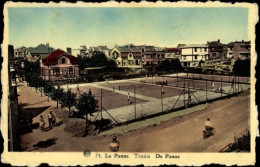 CPA La Panne De Panne Westflandern, Tennisplatz - Other & Unclassified