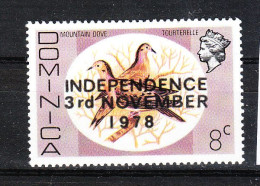 Dominica  - 1978. Coppia Di Tortore. Pair Of Turtle Doves. MNH - Palomas, Tórtolas