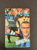 Panini Calcio Calling 1997/98 - Scheda Telefonica Nuova -  9/56 - Giuseppe Bergomi - Deportes