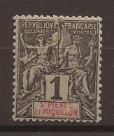 SPM - 1892 - N° 59 NEUF XX MNH - Neufs