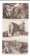 51 Rueil Sur Marne 1918 Lot 3CPA église  Cote Sud Non Circulé TBE - Sonstige & Ohne Zuordnung