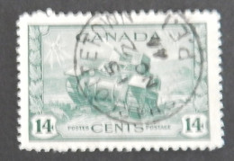 CANADA YT 215 CACHET ROND "CHAR D ASSAUT" ANNÉES 1943/1948 - Oblitérés