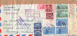 USA - REGISTERED AIRMAIL 1958 HONOR - BERLIN / 7040 - Briefe U. Dokumente