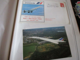 CONCORDE  PARIS/KISH ISLAND + Carte Postale - Concorde