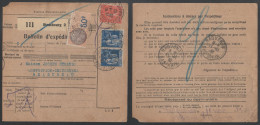 COLIS POSTAUX  - STRASBOURG 2  - ALSACE / 1932  BULLETIN D'EXPEDITION (ref 3173) - Cartas & Documentos