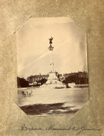 Bordeaux * Place Et Monument Des Girondins * Photo Circa 1890/1910 11.5x8.5cm - Bordeaux