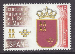 Spain 1983 - Estatutos De Autonomías, Region De Murcia, Coat Of Arms, Crown, Emblem - MNH - Nuevos