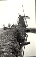 CPA Hallum Friesland Niederlande, Windmühle - Autres & Non Classés