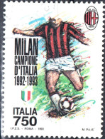 ITALIA, ITALY, MILAN CAMPIONE, 1993, USATI Scott:IT 1933, Yt:IT 2014 - 1991-00: Oblitérés