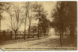 CPA -  VERNOUILLET-VERNEUIL  - NOUVELLE ROUTE DU QUARTIER DE LA GARE - Vernouillet