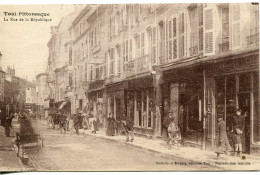 CPA -  TOUL - LA RUE DE LA REPUBLIQUE (1922) - Toul