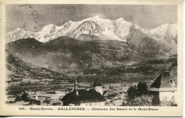 CPA - SALLANCHES - CHATEAUX DES SOEURS ET LE MONT-BLANC - Sallanches