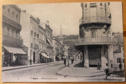 Carte Postale Affranchie Type Semeuse Lignée Oblitération Nougaroulet Gers 1906 - 1921-1960: Période Moderne