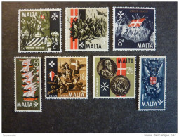 MALTE, Année 1965, YT N° 325 à 331 Neufs MH*, Série Complète De 7 Valeurs (cote 12 EUR) - Malta