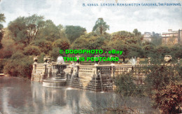 R550916 London. Kensington Gardens. The Fountains. The Photochrom. Celesque Seri - Autres & Non Classés