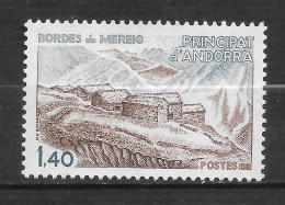 ANDORRE FRANÇAIS N° 291 " LES BORDES " - Usati