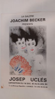 Affiche Josep Uclés Galerie Joachim Becker Du 16 Décembre 83 Au 8 Janvier 84 - Posters