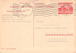 POLAND - KARTKA POCZTOWA 1938 Mi P73 / 7044 - Interi Postali