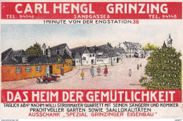 Austria Oostenrijk Station Grinzing 1921 - Gares - Avec Trains