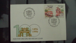 FDC Vietnam Viet Nam 1996 : Centenary Of The Hue National School (Ms739) - Vietnam