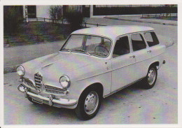 ALFA ROMEO GIULIETTA WEEKENDINA DE 1957 A 1960  - Carte Postale 10 X 15 Cm - CPM Neuf - Toerisme