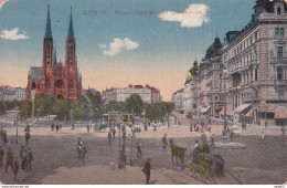 Austria Oostenrijk Wien Maximilianplatz Tramway 1918 - Strassenbahnen