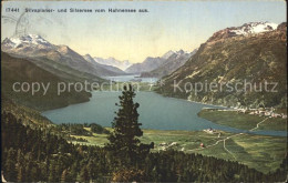 12334598 Silvaplana GR Mit Silsersee Vom Hahnensee Aus Gesehen Silvaplana - Autres & Non Classés