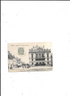 CARTE POSTALE 71 AUTUN THEATRE ET AVENUE DE LA GARE VOYAGEE - Autun