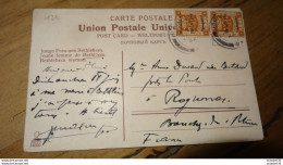 Paire Timbres 3m, Postée De Jérusalem, PALESTINE En 1922 Pour La France ............PHI......... 18803 - Palestine