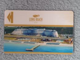 HOTEL KEYS - 2566 - TURKEY - LONG BEACH - Cartas De Hotels