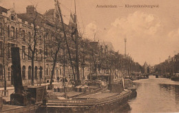 Amsterdam Kloveniersburgwal Aan Kade Stoomboot Zeeland Middelburg Manden En Arnhem 1 # 1916   4531 - Amsterdam