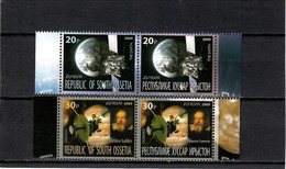 South Ossetia  2009 . EUROPA CEPT . Astronomy (The Earth,Galileo Galile ). 4v. - 2009